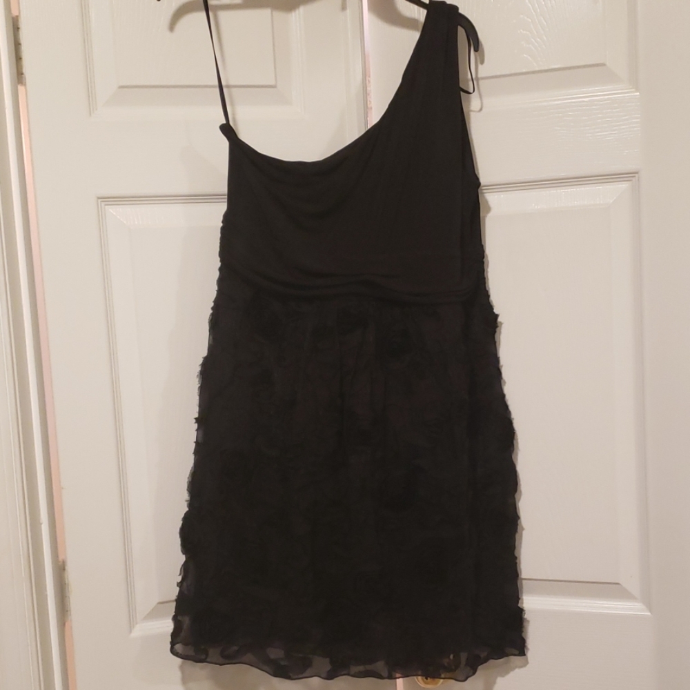 Black 1 shoulder dress - Picture 4 of 5
